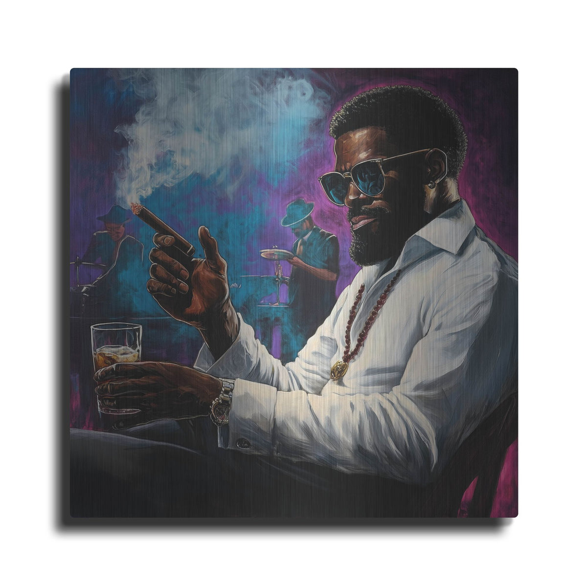 'Unwind' by Rich Monet Metal Wall Art