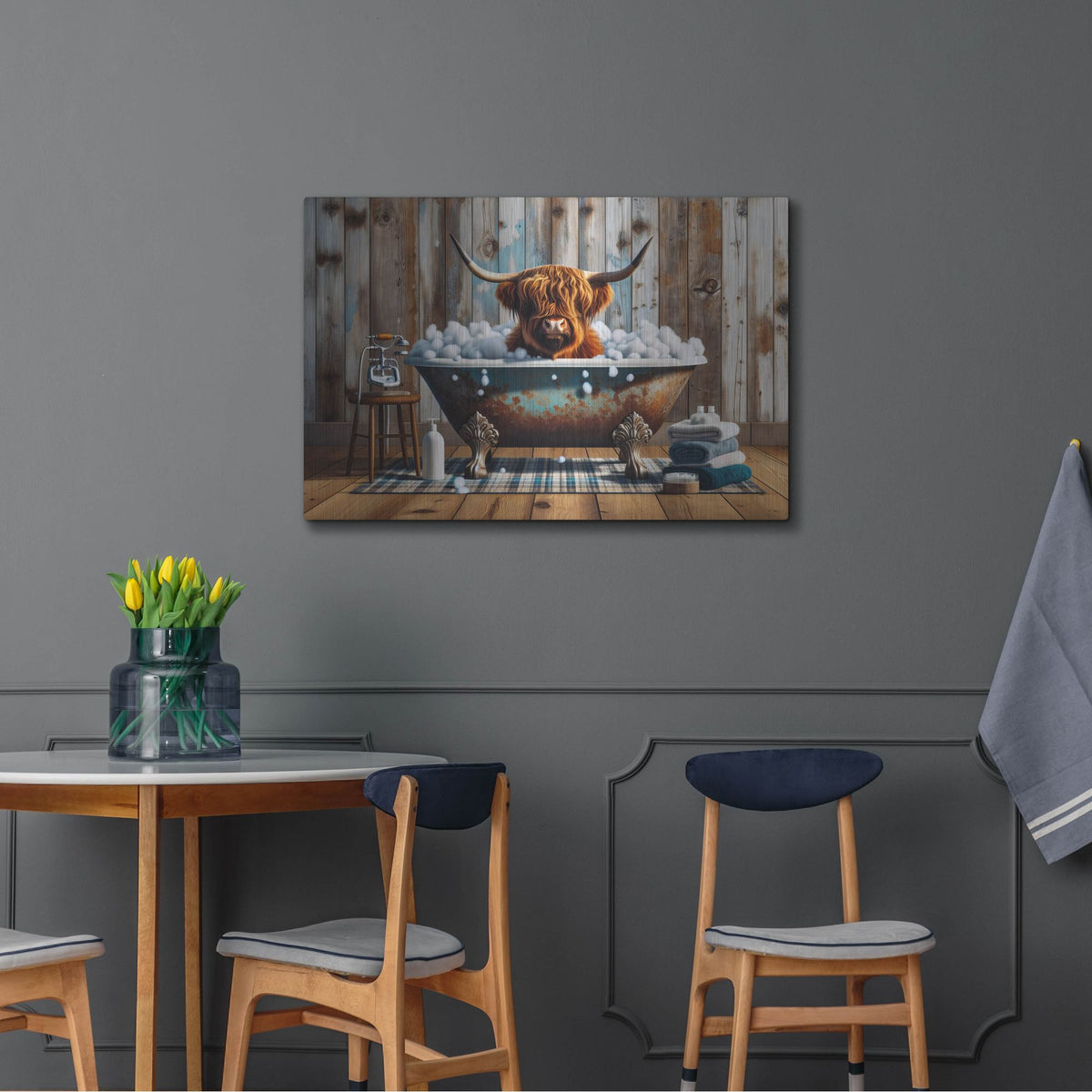 'Bubble Time ' by Rich Monet Metal Wall Art