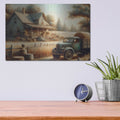 'Farmhouse Autumn' by Rich Monet Metal Wall Art