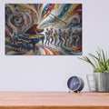 'Jazzplotion' by Rich Monet Metal Wall Art