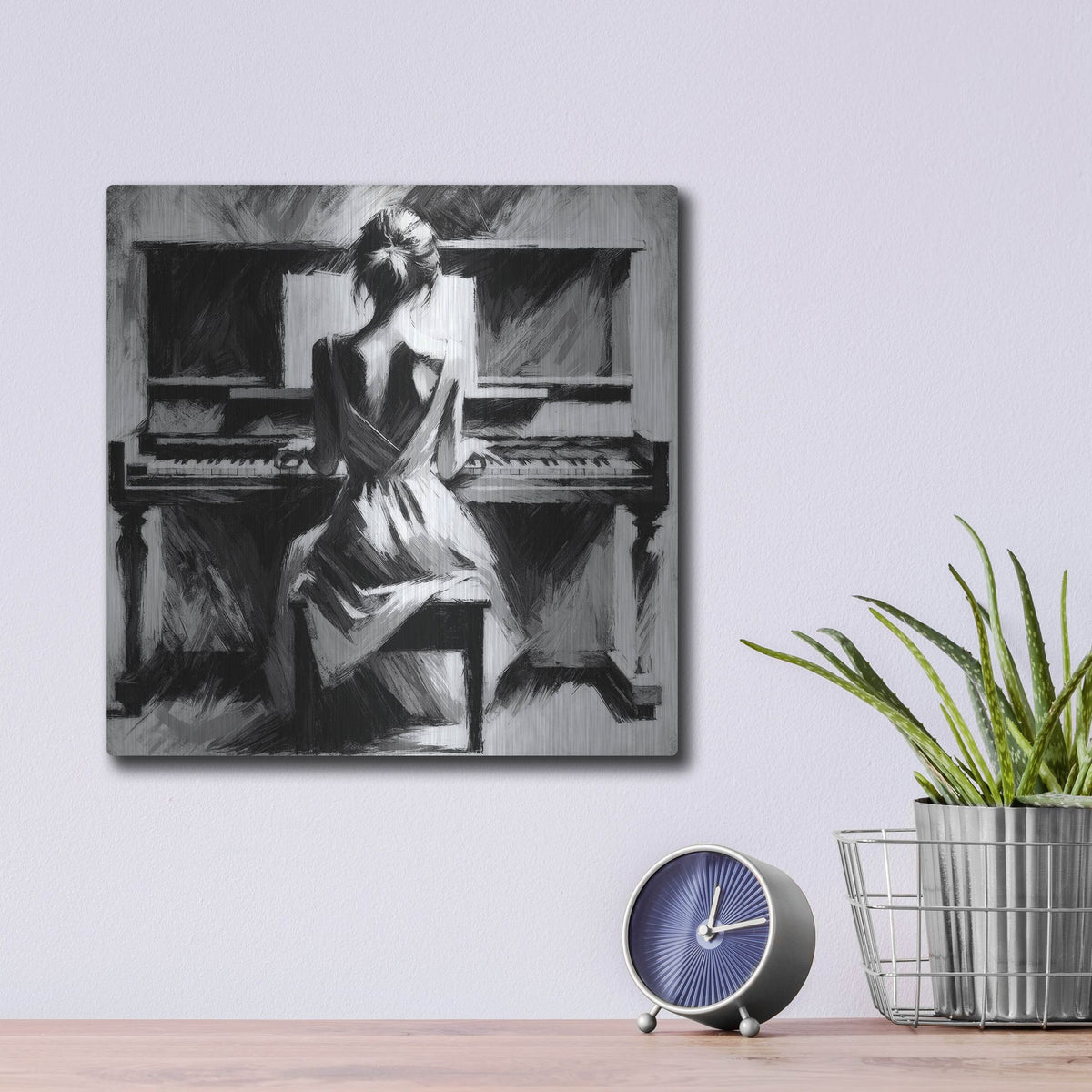 'Moonlight Sonata' by Rich Monet Metal Wall Art