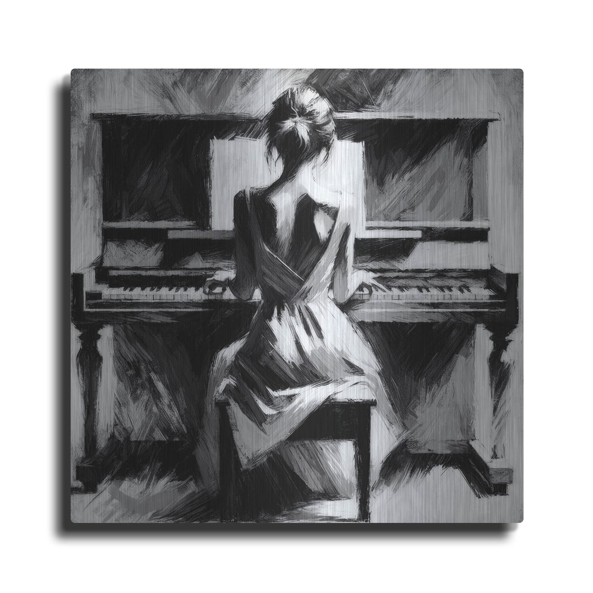 'Moonlight Sonata' by Rich Monet Metal Wall Art