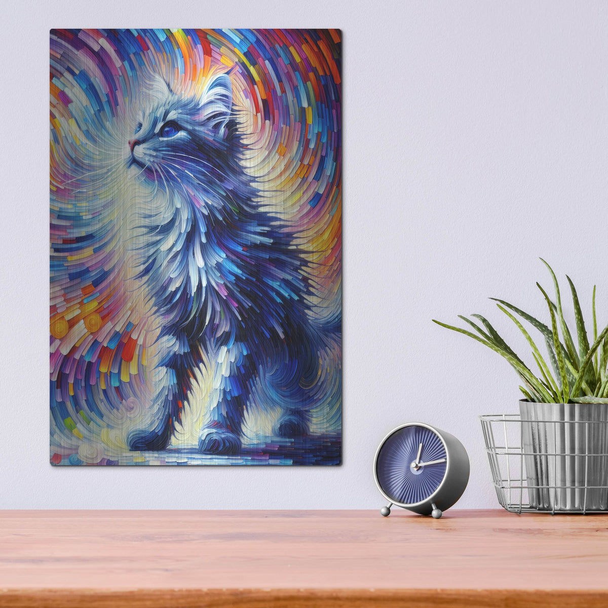 'Nice Kitty' by Rich Monet Metal Wall Art