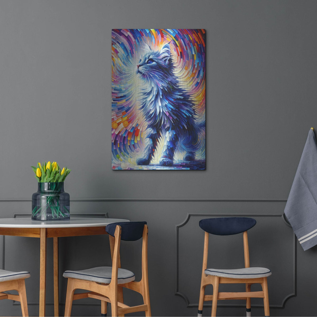 'Nice Kitty' by Rich Monet Metal Wall Art