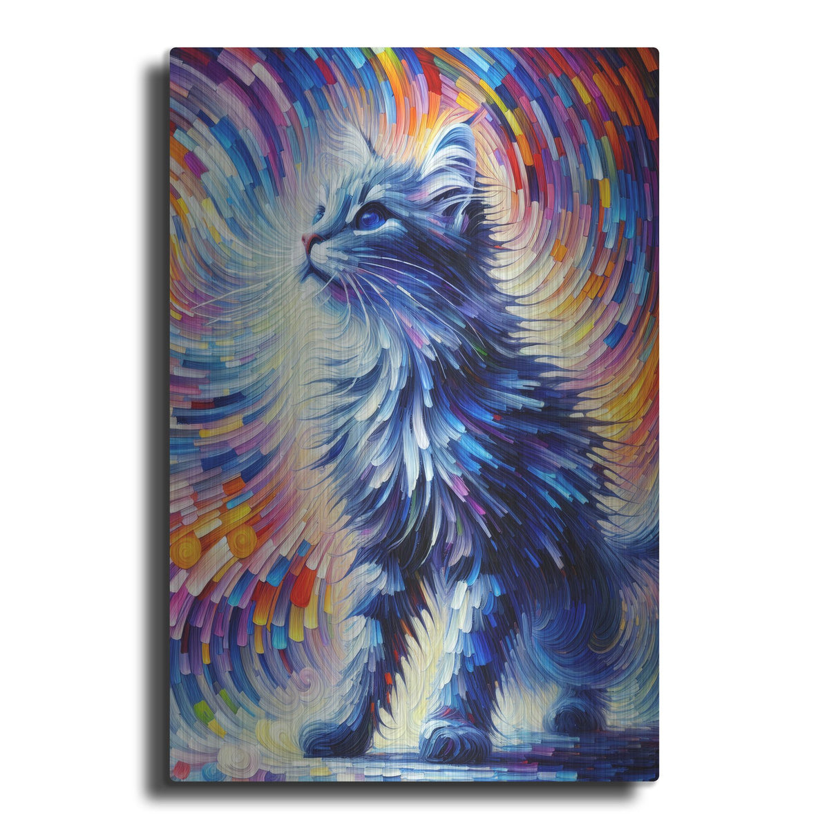 'Nice Kitty' by Rich Monet Metal Wall Art
