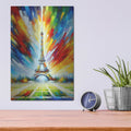 'Radiant Paris' by Rich Monet Metal Wall Art