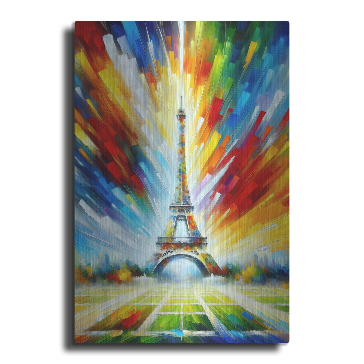 'Radiant Paris' by Rich Monet Metal Wall Art