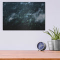 'Foggy Forest Mountain' by Nicklas Gustafsson – Metal Wall Art, 16x12 room view