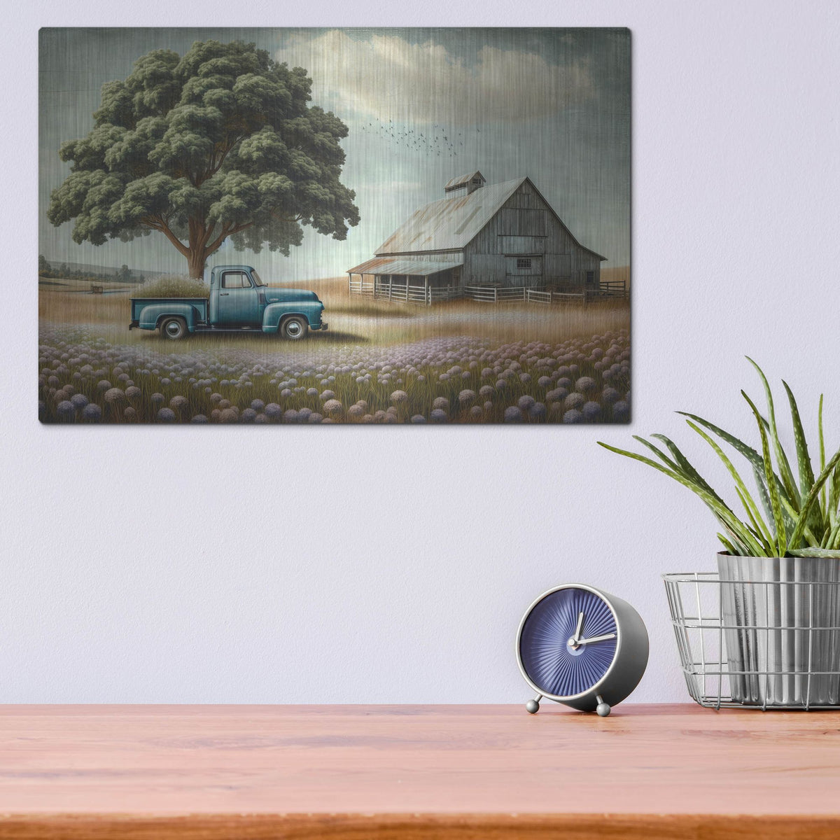 'Vintage Farmhouse' by Rich Monet Metal Wall Art