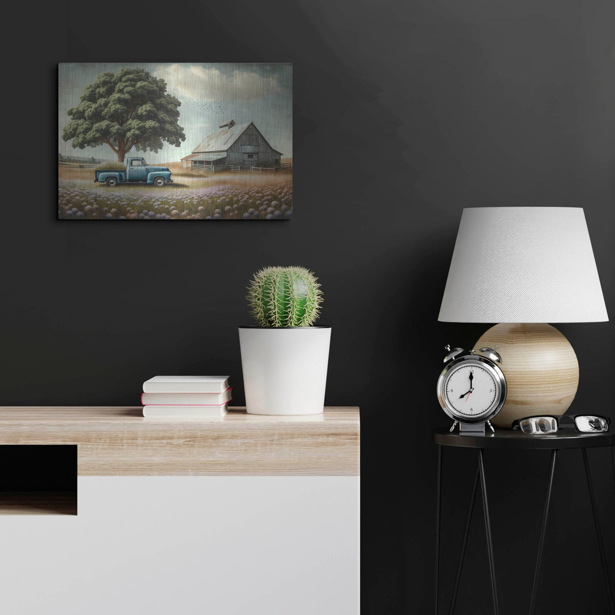 'Vintage Farmhouse' by Rich Monet Metal Wall Art