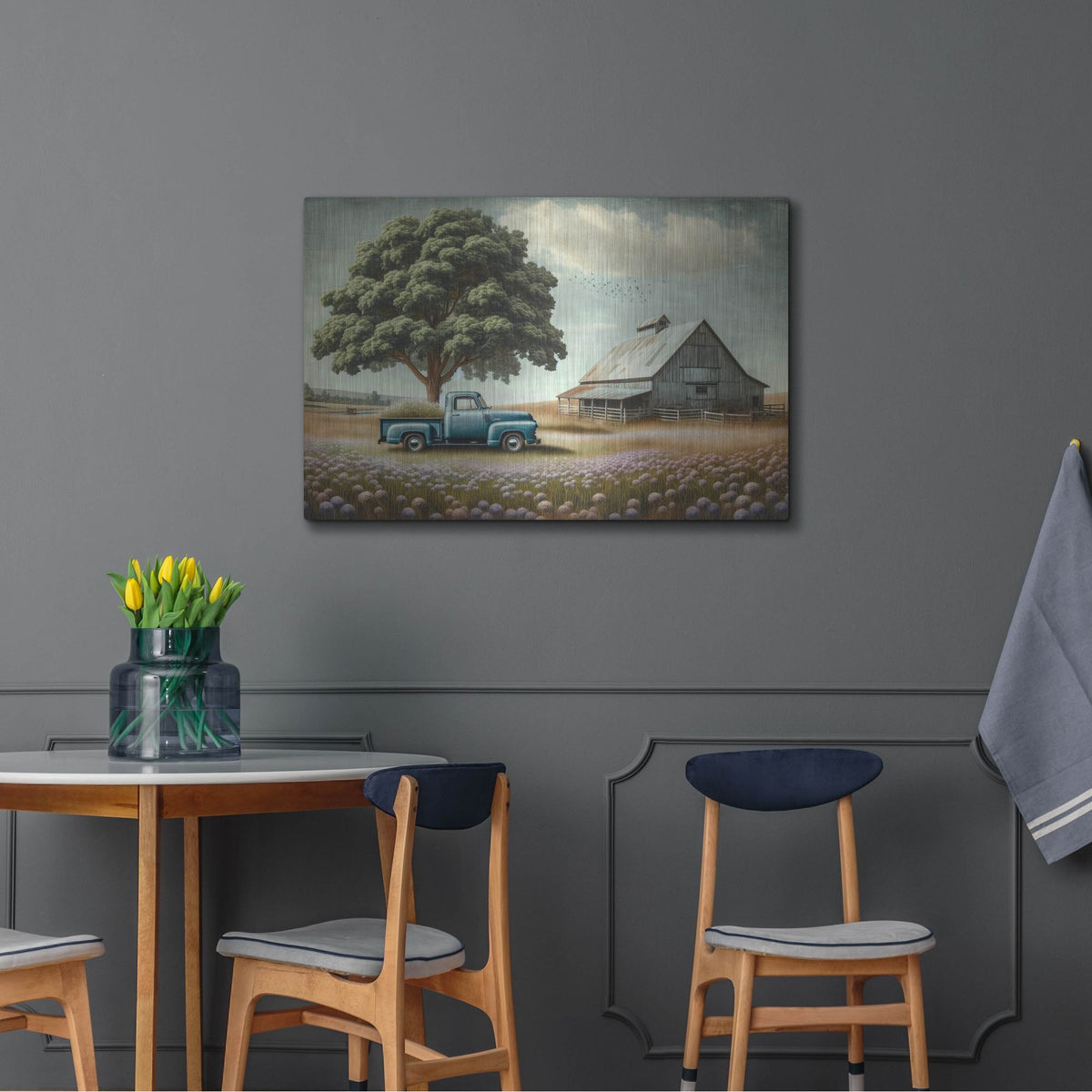 'Vintage Farmhouse' by Rich Monet Metal Wall Art