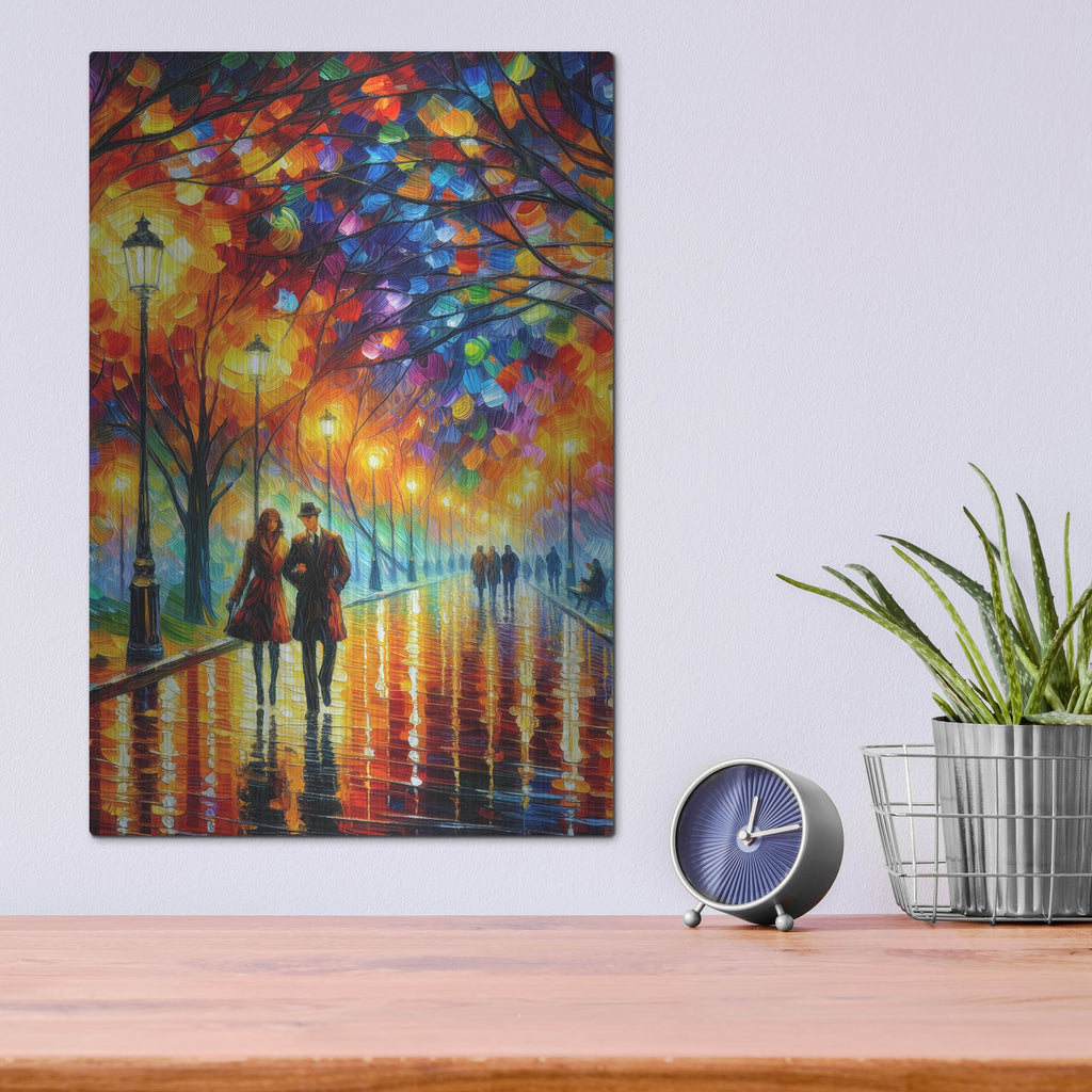 'Walk In The Park' by Rich Monet Metal Wall Art