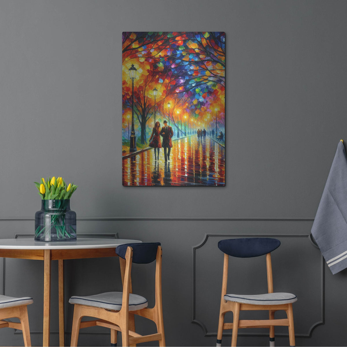 'Walk In The Park' by Rich Monet Metal Wall Art
