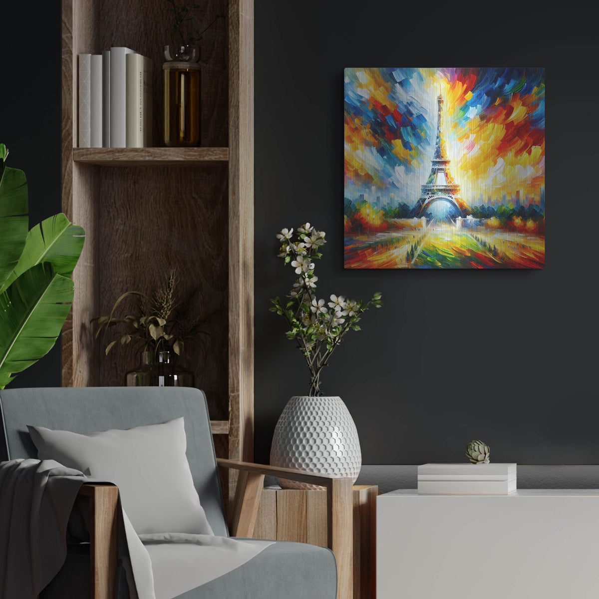 'Welcome To Paris' by Rich Monet Metal Wall Art