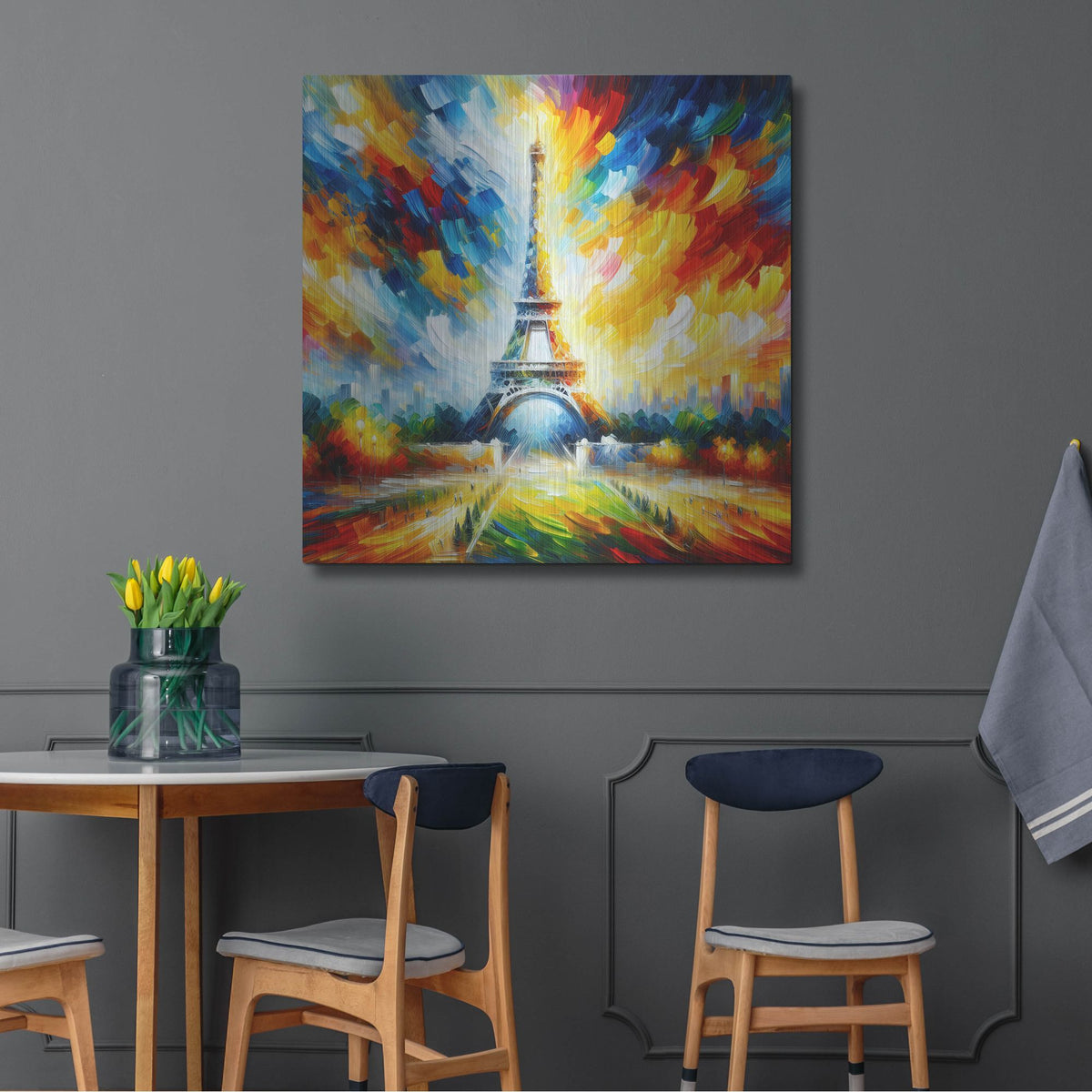 'Welcome To Paris' by Rich Monet Metal Wall Art