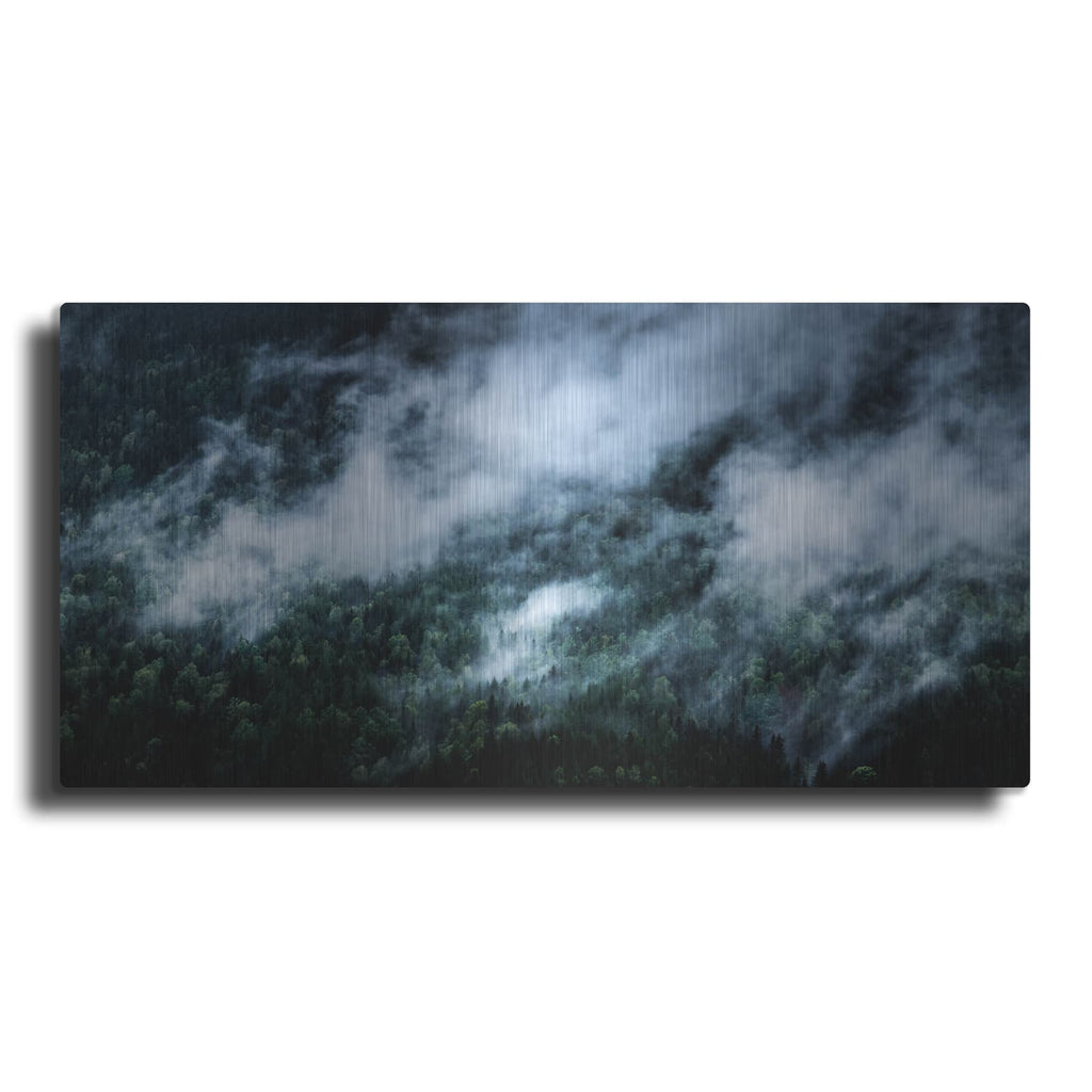 'Foggy Mornings In The Mountains' by Nicklas Gustafsson – Metal Wall Art