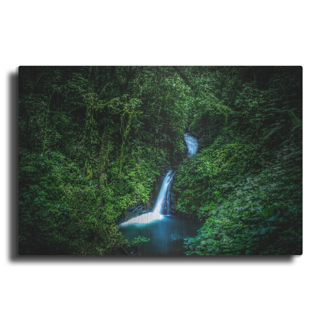 'Jungle Waterfall' by Nicklas Gustafsson – Metal Wall Art
