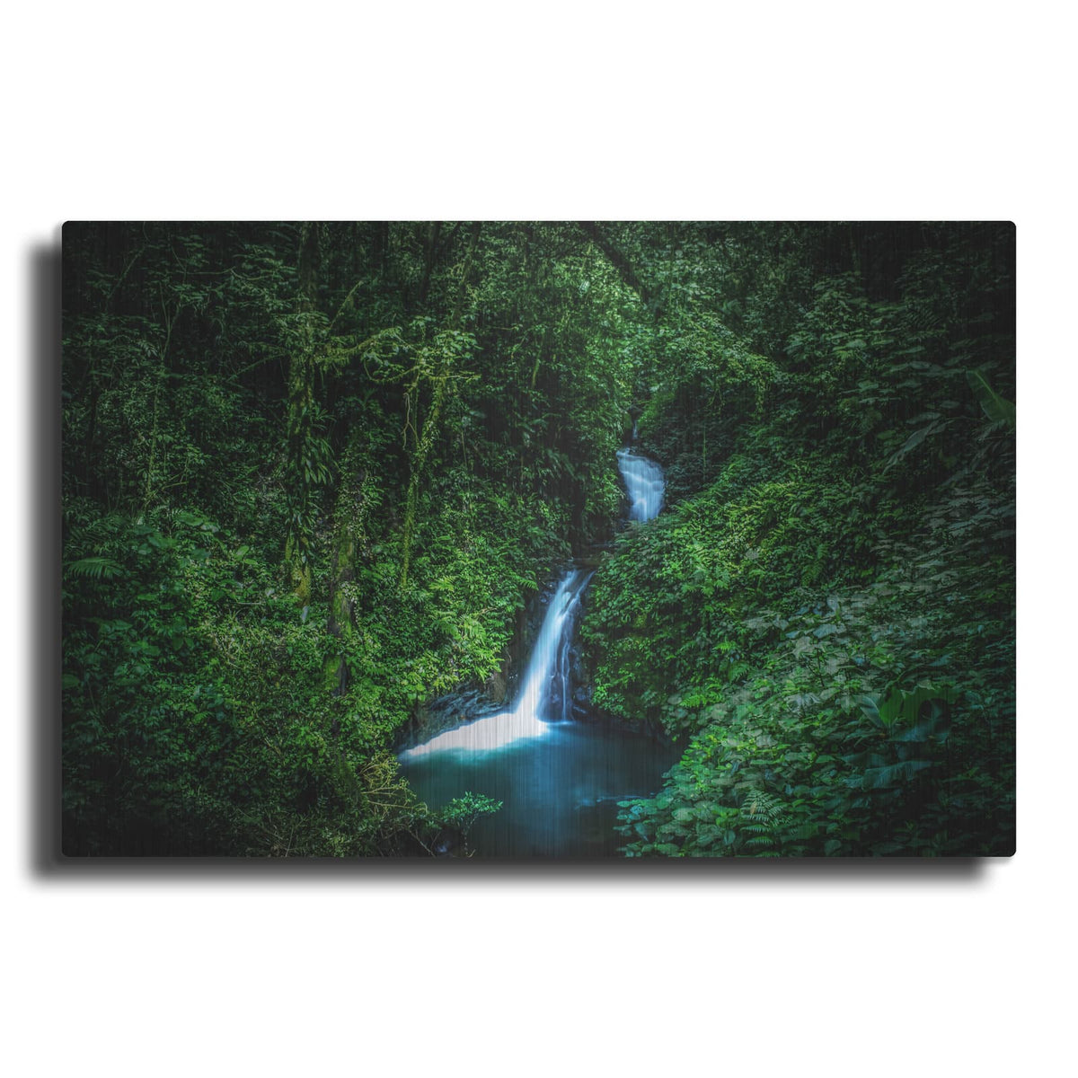 'Jungle Waterfall' by Nicklas Gustafsson – Metal Wall Art