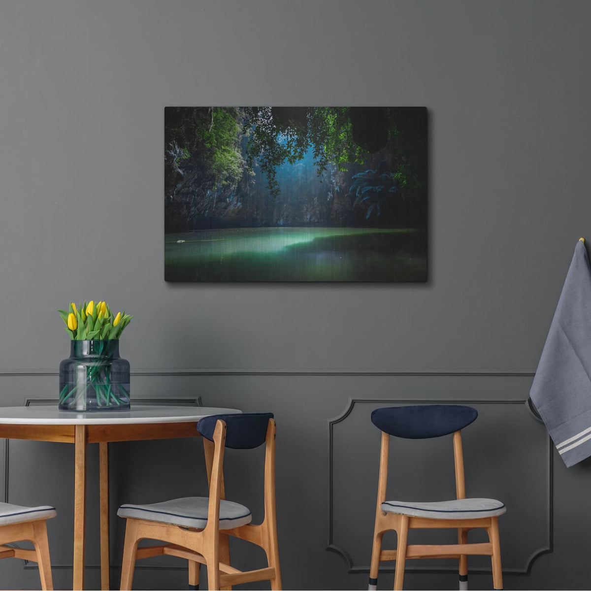 'Lagoon' by Nicklas Gustafsson – Metal Wall Art, 36x24 room view