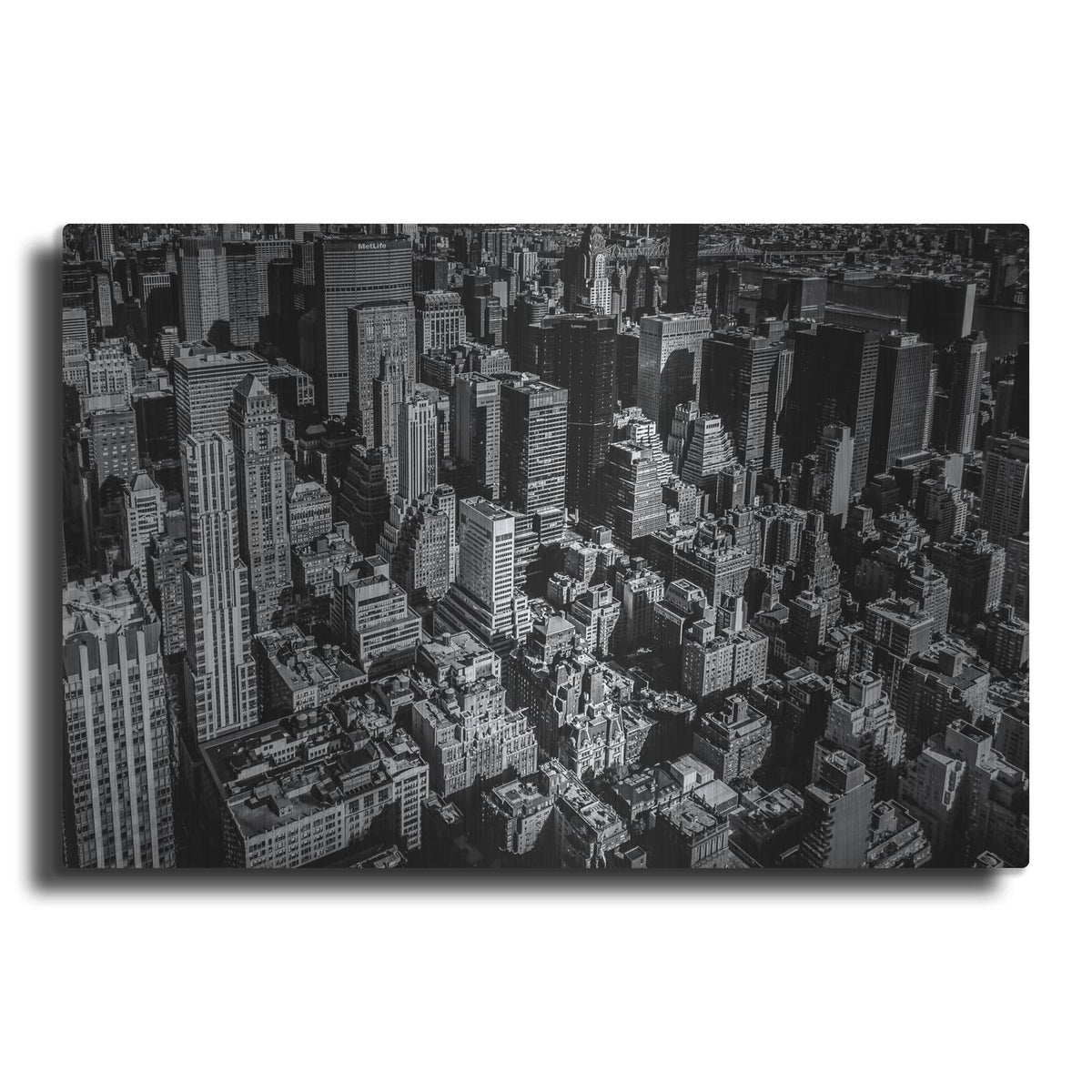 'Manhattan Rooftop View' by Nicklas Gustafsson – Metal Wall Art