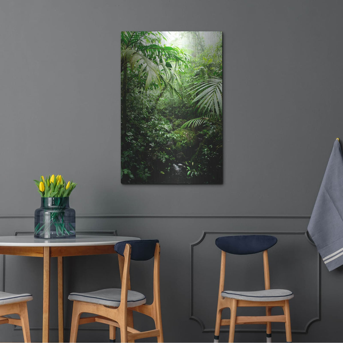 'Misty Rainforest Creek' by Nicklas Gustafsson – Metal Wall Art, 24x36 room view