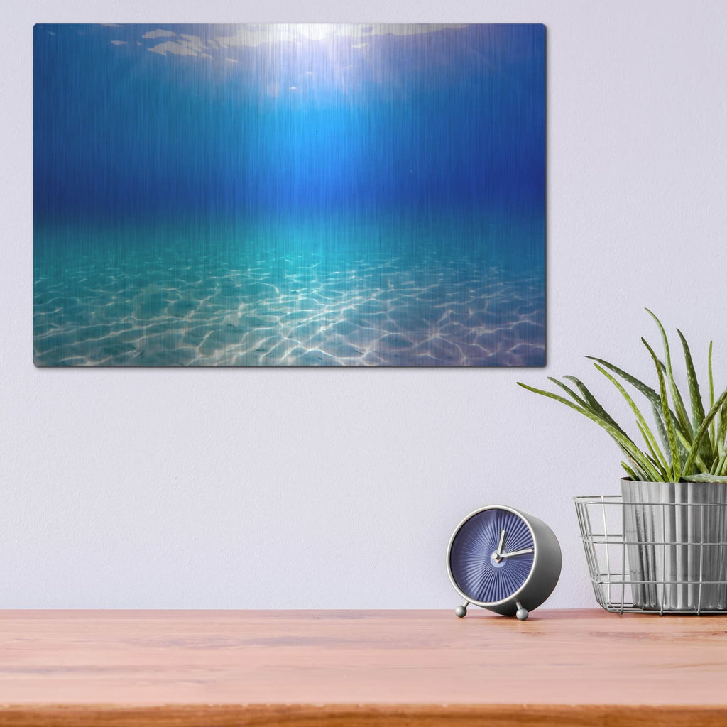 'One Deep Breath' by Nicklas Gustafsson – Metal Wall Art, 16x12 room view