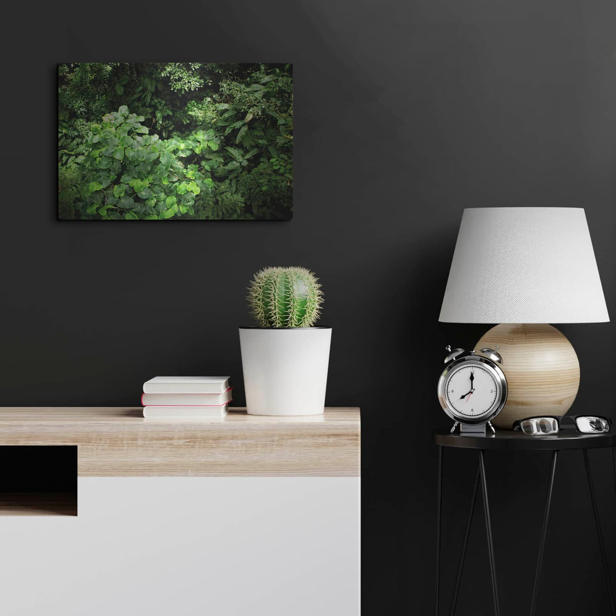 'Rainforest Canopy' by Nicklas Gustafsson – Metal Wall Art, 24x16 room view
