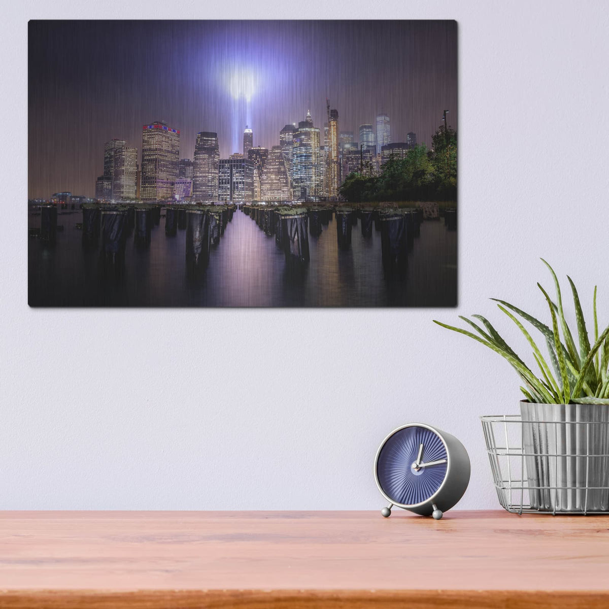 'Spirit Of New York II' by Nicklas Gustafsson – Metal Wall Art, 16x12 room view