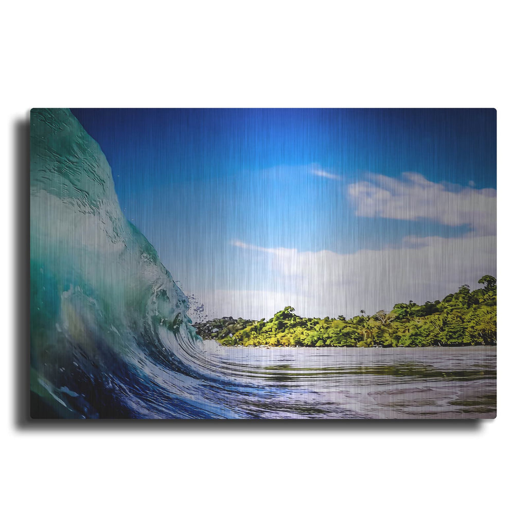 'Tropical Wave' by Nicklas Gustafsson – Metal Wall Art