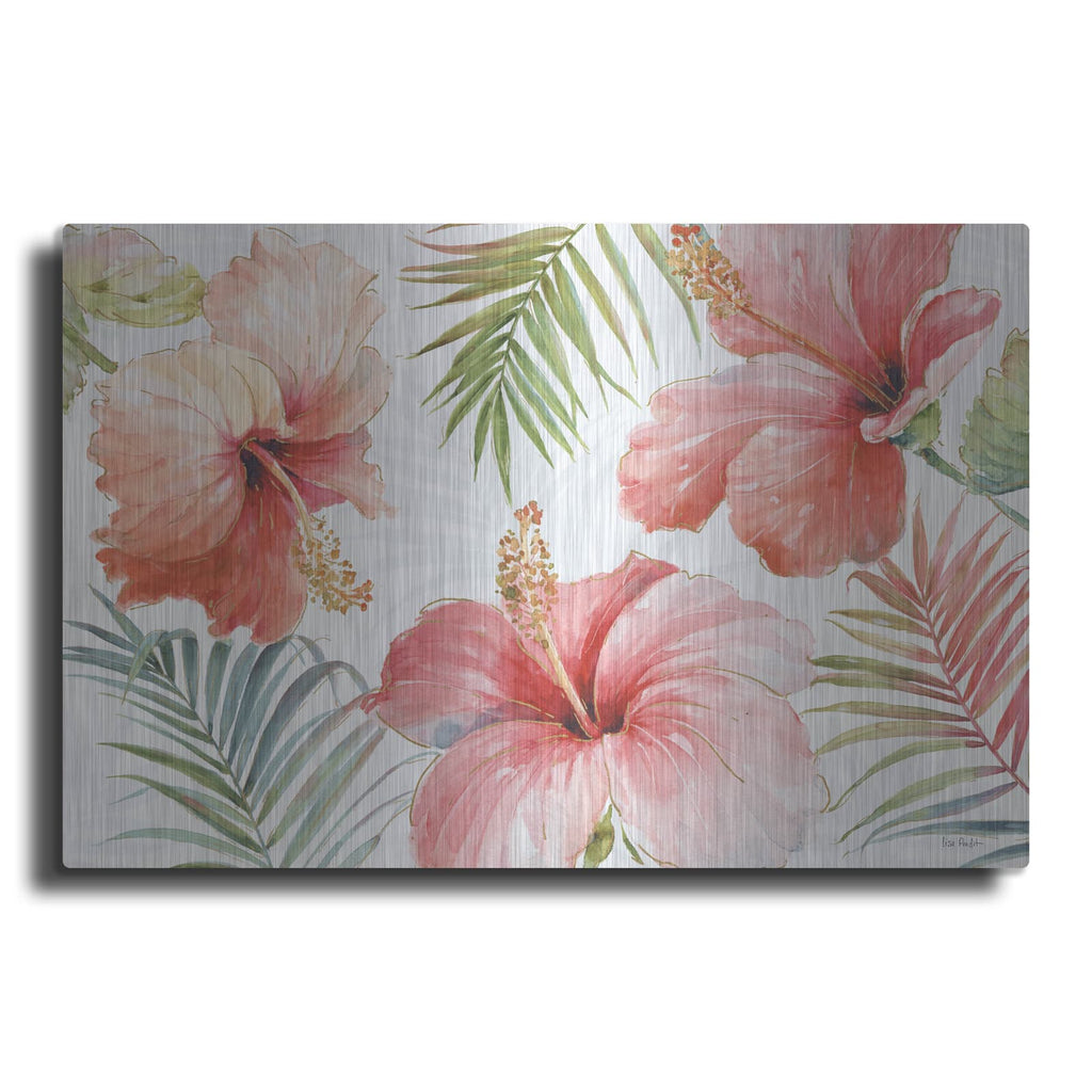 'Tropical Blush I' by Lisa Audit – Metal Wall Art