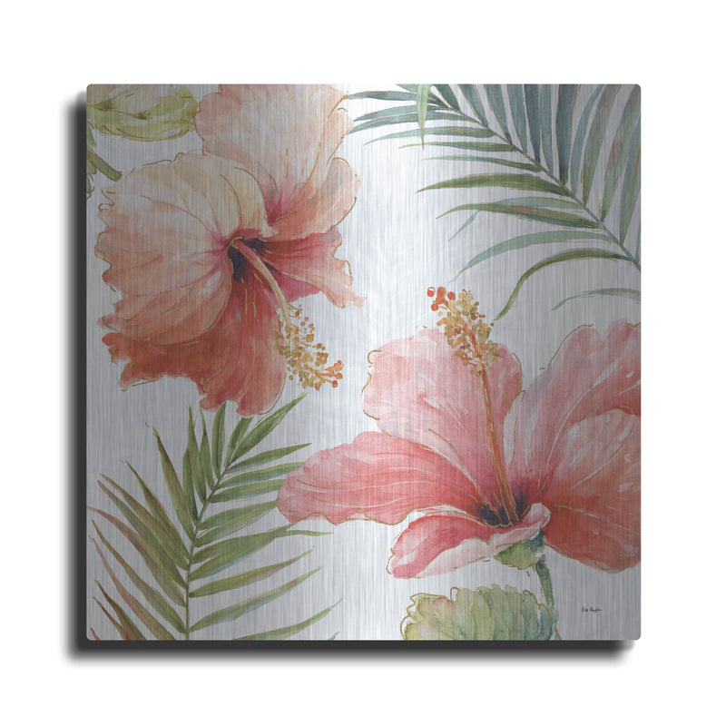 'Tropical Blush II' by Lisa Audit – Metal Wall Art