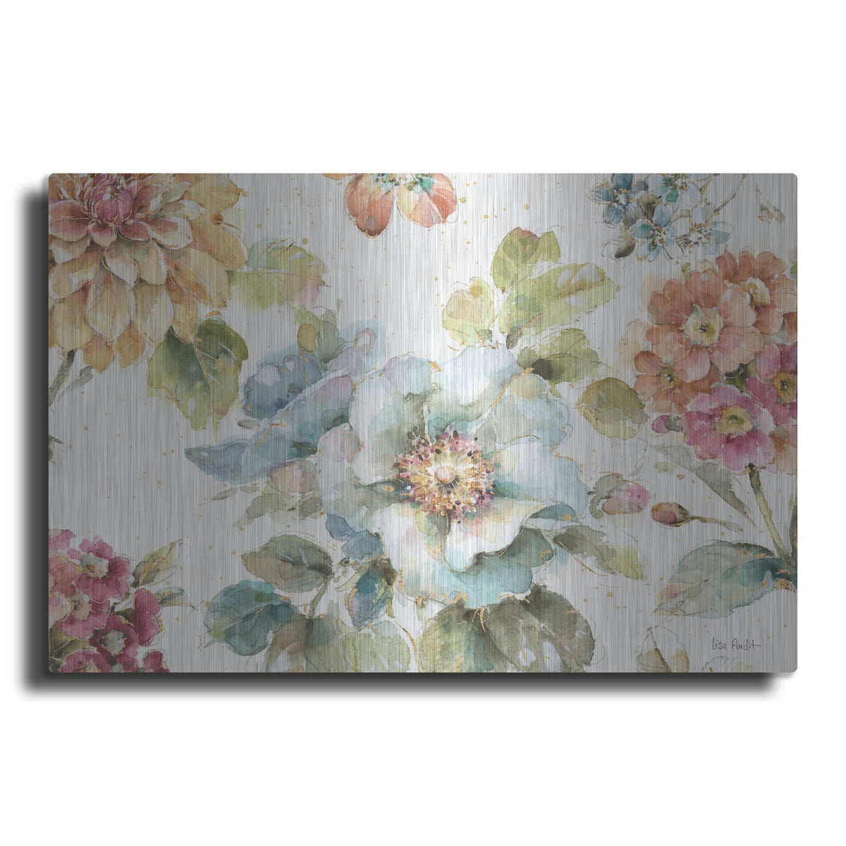 'Country Bloom I' by Lisa Audit – Metal Wall Art