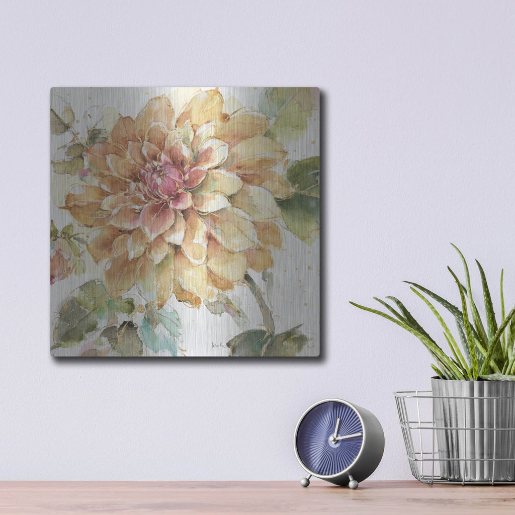 'Country Bloom V' by Lisa Audit – Metal Wall Art, 12x12 room view