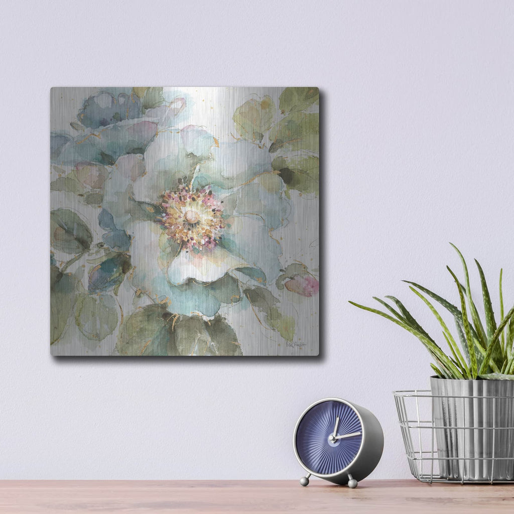 'Country Bloom VII' by Lisa Audit – Metal Wall Art, 12x12 room view