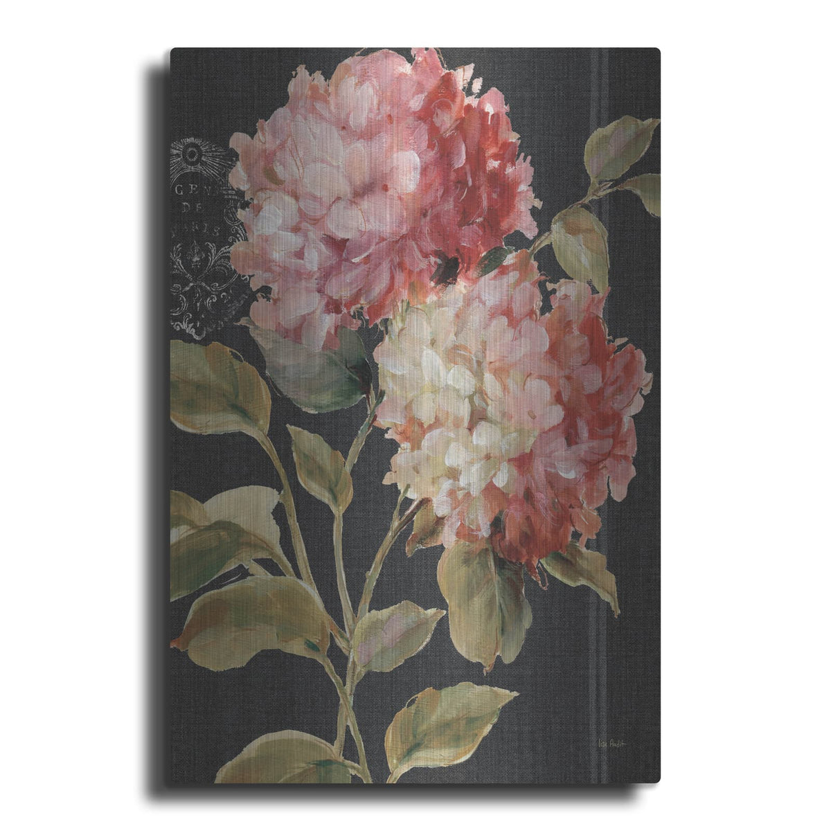 'Harmonious Hydrangeas' by Lisa Audit – Metal Wall Art