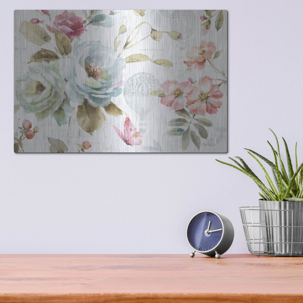 'Beautiful Romance II' by Lisa Audit – Metal Wall Art, 16x12 room view