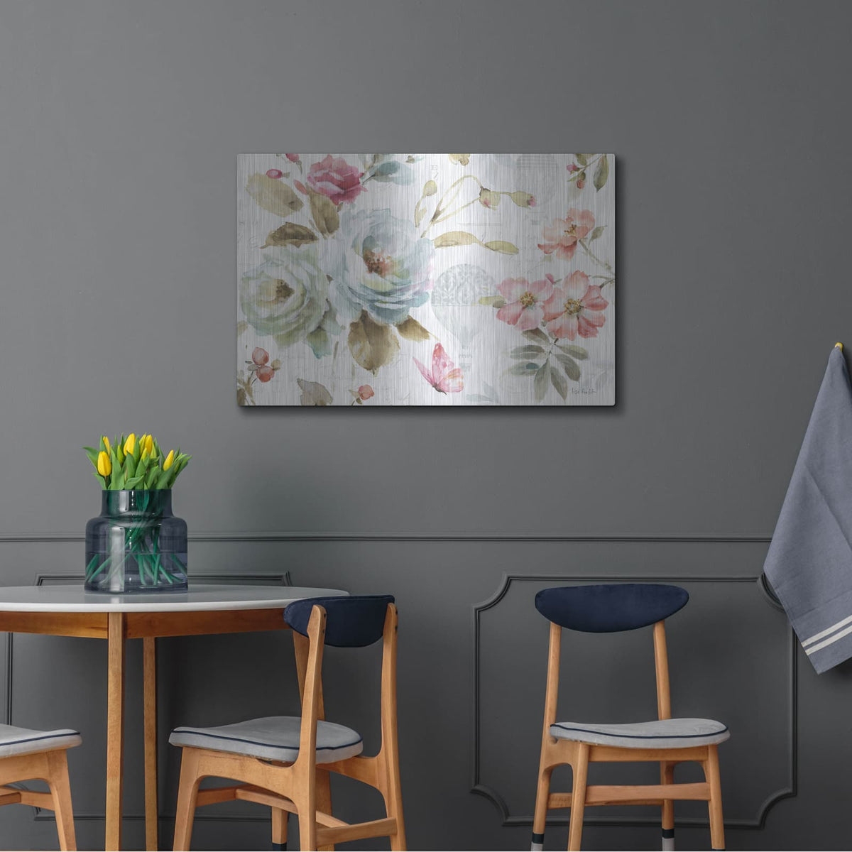 'Beautiful Romance II' by Lisa Audit – Metal Wall Art, 36x24 room view