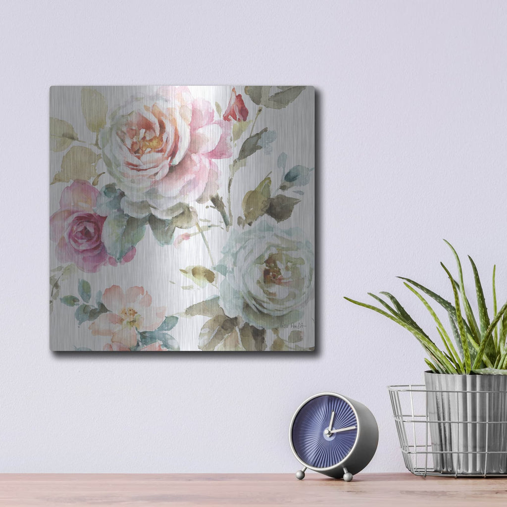 'Beautiful Romance V' by Lisa Audit – Metal Wall Art, 12x12 room view
