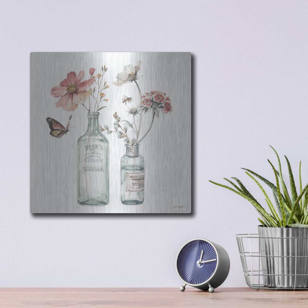 'A Country Weekend X' by Lisa Audit – Metal Wall Art, 12x12 room view