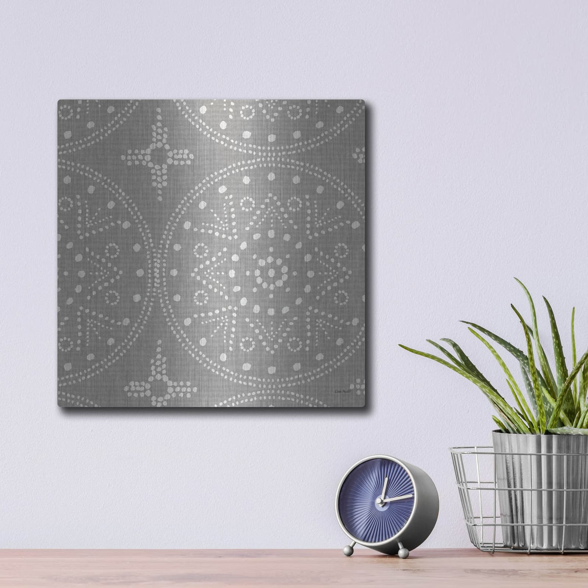 'A Wood Land Walk XXIV' by Lisa Audit – Metal Wall Art, 12x12 room view