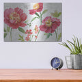 'Pink Garden I' by Lisa Audit – Metal Wall Art, 16x12 room view