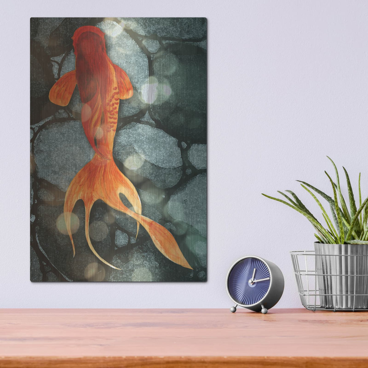 'Fantail 2' by Alicia Ludwig – Metal Wall Art, 12x16 room view