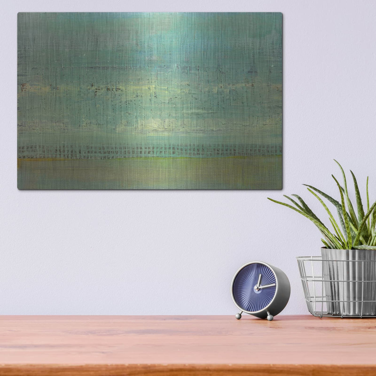 'Sandbar 2' by Alicia Ludwig – Metal Wall Art, 16x12 room view