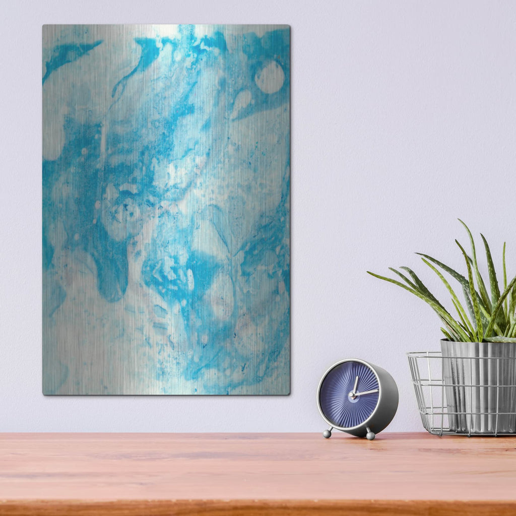 'Seeing Blue 1' by Alicia Ludwig – Metal Wall Art, 12x16 room view
