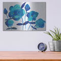 'True Blue 1' by Alicia Ludwig – Metal Wall Art, 16x12 room view