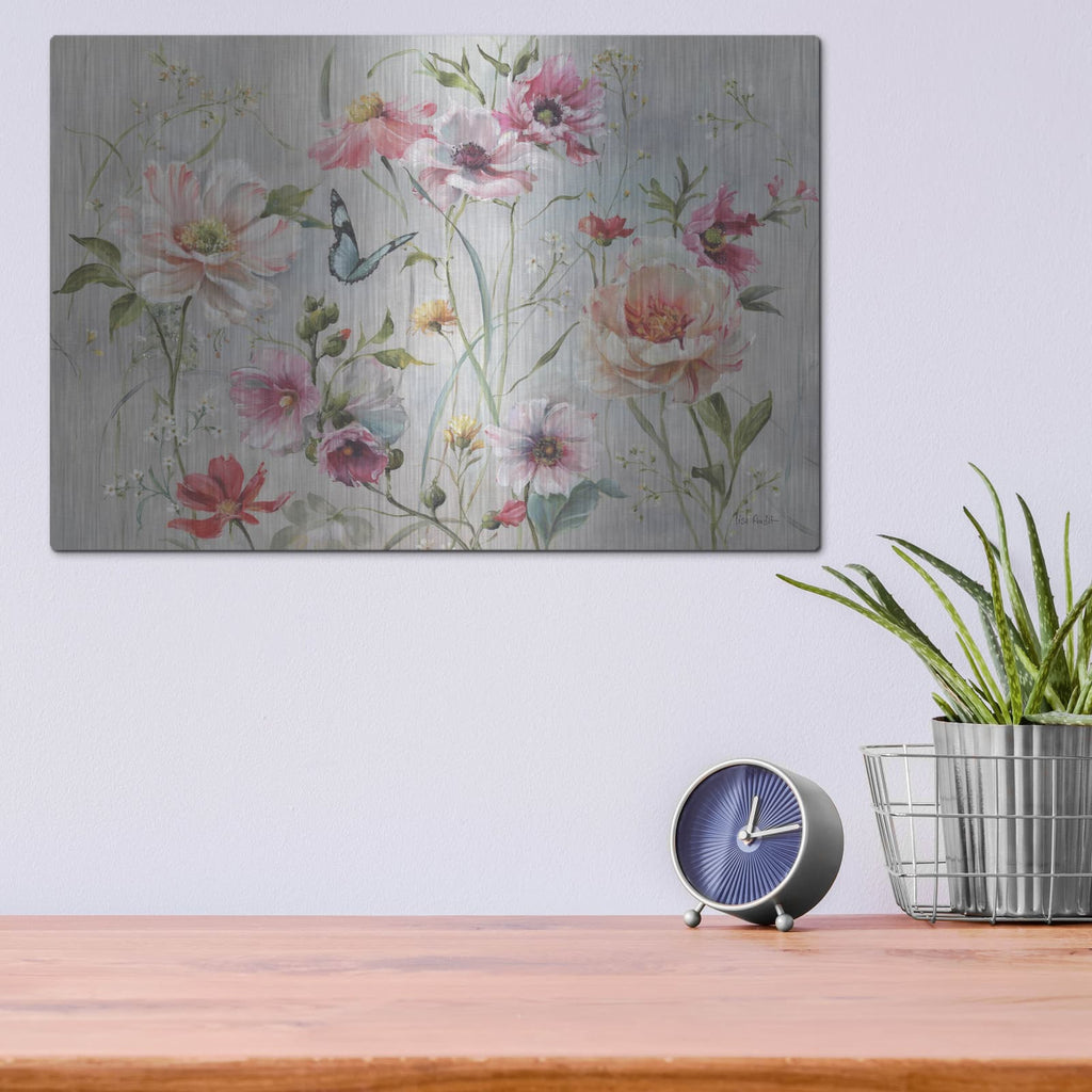 'Antique Garden I' by Lisa Audit – Metal Wall Art, 16x12 room view