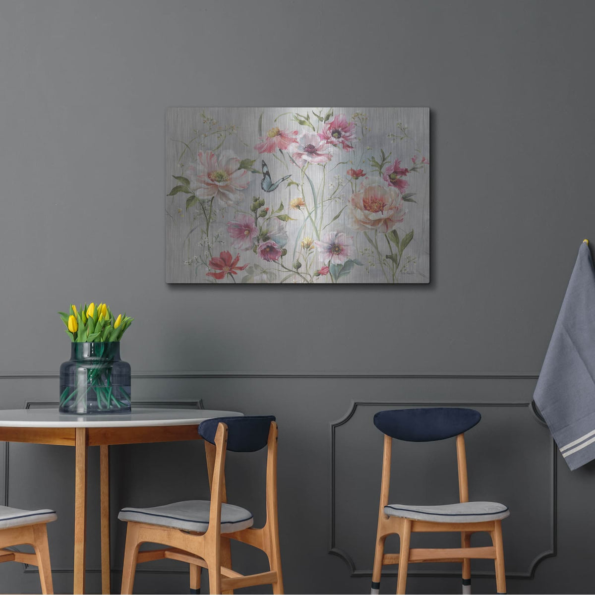 'Antique Garden I' by Lisa Audit – Metal Wall Art, 36x24 room view