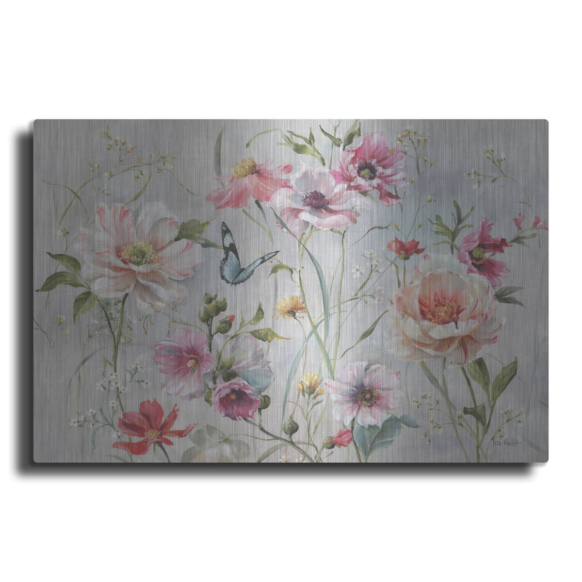 'Antique Garden I' by Lisa Audit – Metal Wall Art
