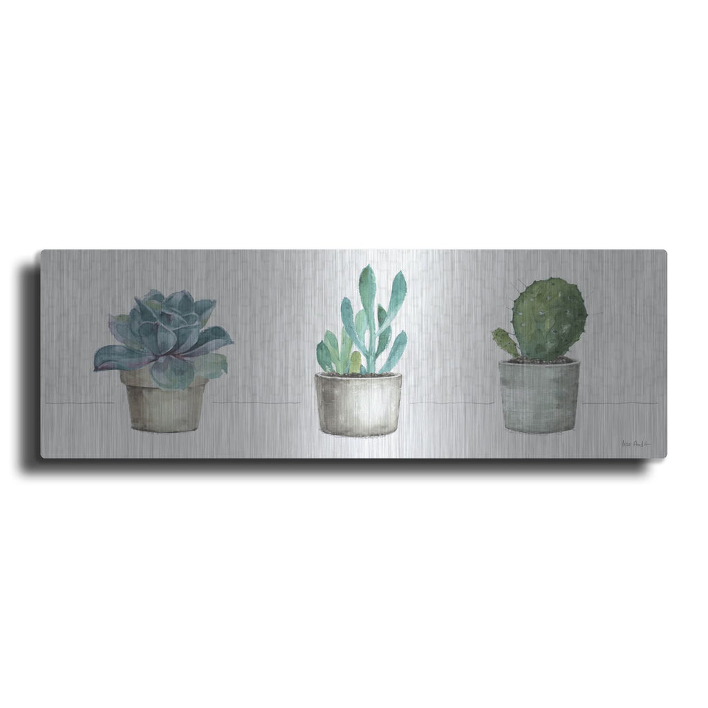 'Mixed Greens XLVIII' by Lisa Audit – Metal Wall Art
