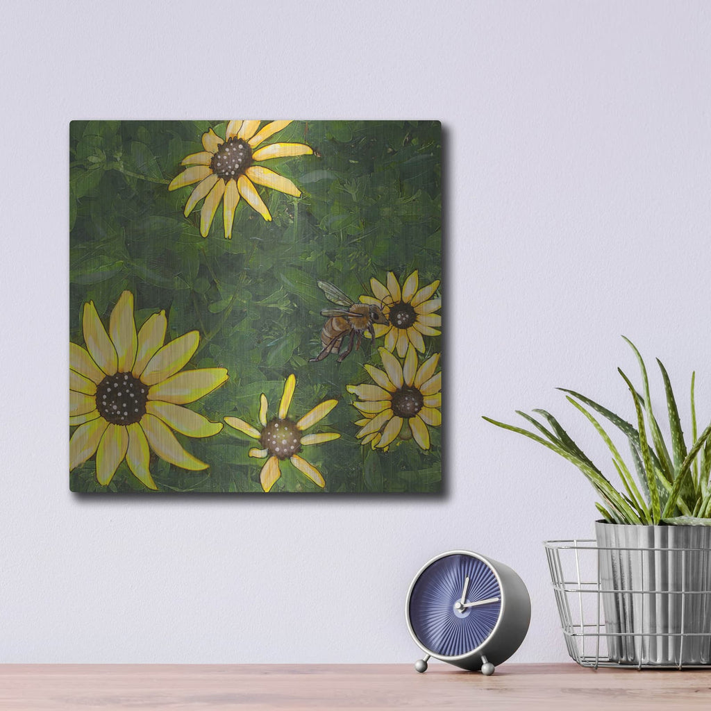 'Indian Summer 1' by Alicia Ludwig – Metal Wall Art, 12x12 room view